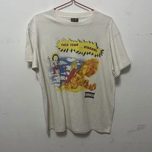 Saint Michael Time is Eternal Cartoon T-shirt Cream